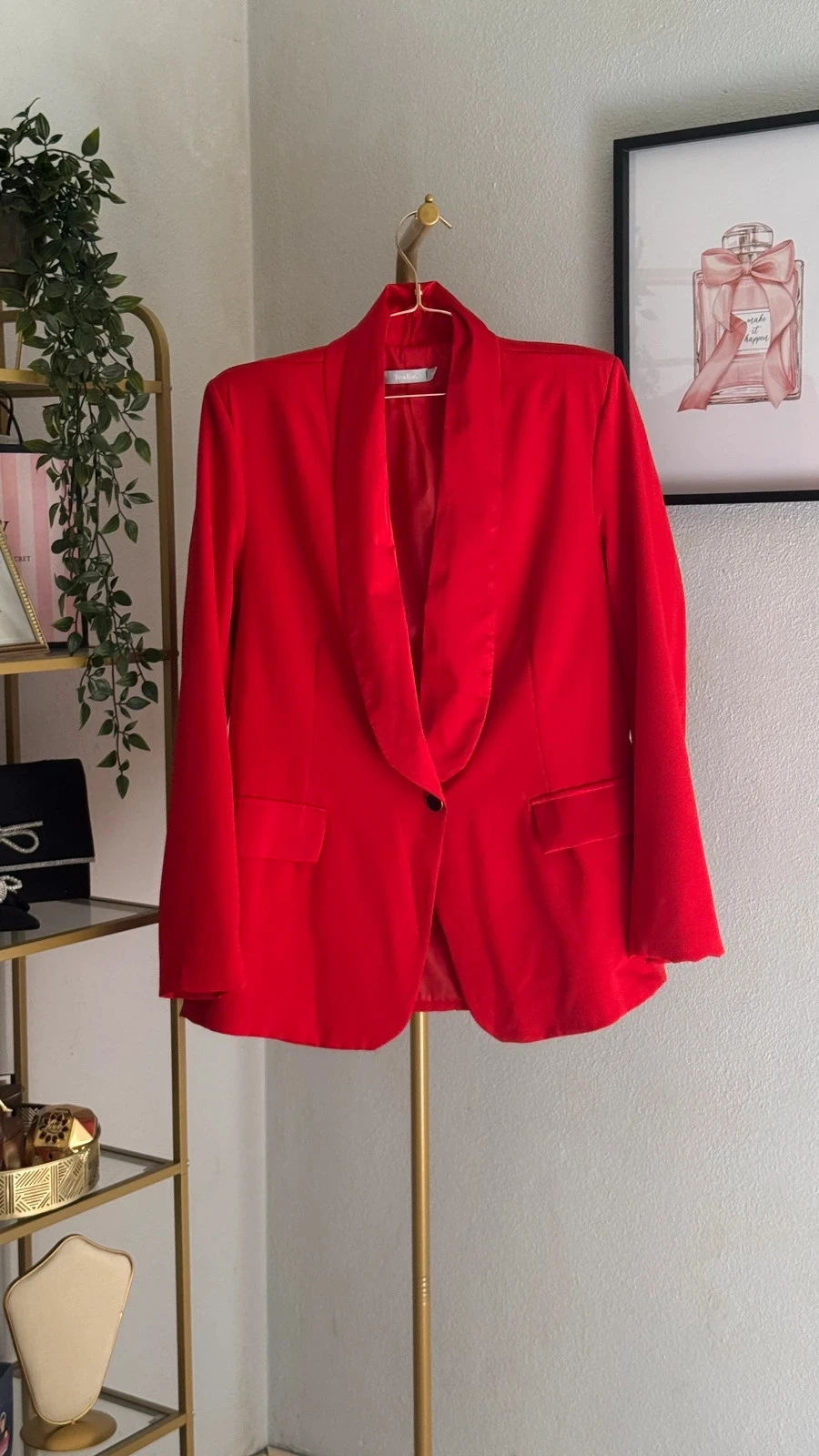 Lindo Blazer Vermelho Elegante "Leslie" • XL • TN276